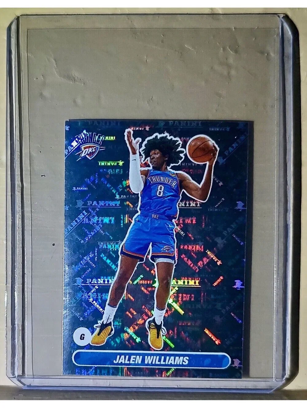 2023-24 Jalen Williams Panini NBA Basketball #411 Sticker Oklahoma City Thunder